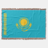 Flagge Kasachstan Decke (Vorderseite)