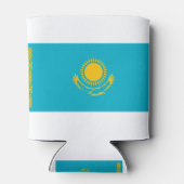 Flagge Kasachstan Dosenkühler (Rückseite)
