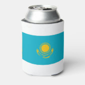 Flagge Kasachstan Dosenkühler (Kanne Rückseite)