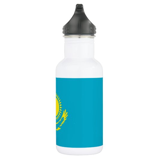 Flagge Kasachstan Edelstahlflasche (Rechts)