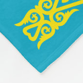 Flagge Kasachstan Fleecedecke (Ecke)
