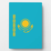 Flagge Kasachstan Fotoplatte (Vorderseite)