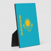 Flagge Kasachstan Fotoplatte (Seite)
