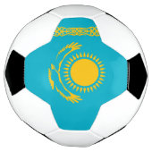 Flagge Kasachstan Fußball (Gedreht)
