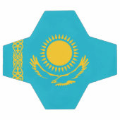 Flagge Kasachstan Fußball (Flach)