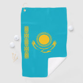 Flagge Kasachstan Golfhandtuch (Insitu)