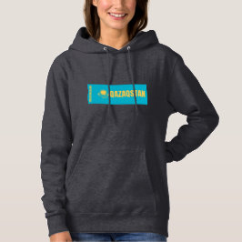 Flagge Kasachstan Hoodie