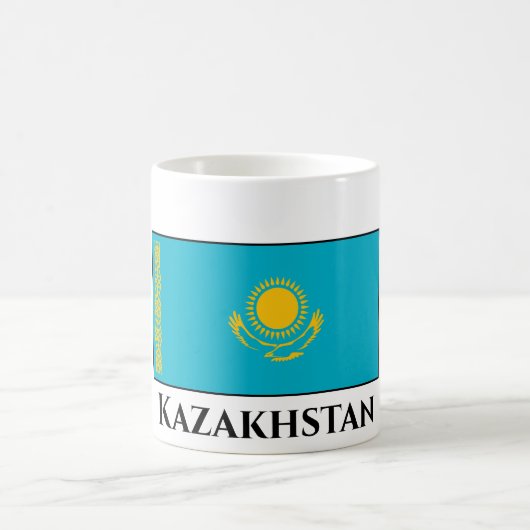 Flagge Kasachstan Kaffeetasse (Mittel)
