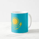 Flagge Kasachstan Kaffeetasse (VorderseiteRechts)