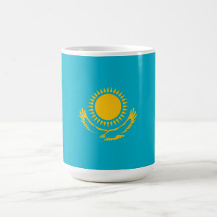 Flagge Kasachstan Kaffeetasse