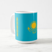 Flagge Kasachstan Kaffeetasse (Vorderseite Links)