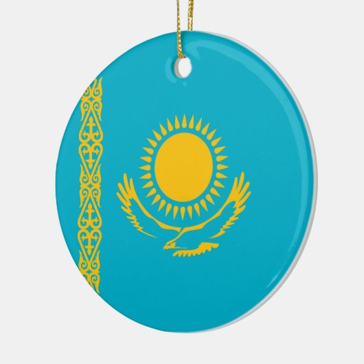 Flagge Kasachstan Keramik Ornament (Links)
