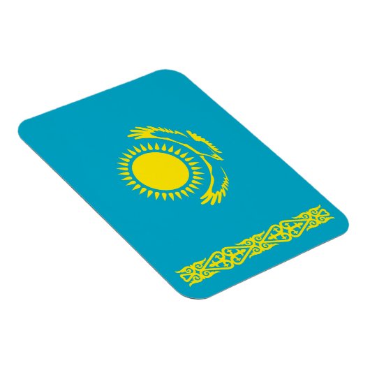 Flagge Kasachstan Magnet (Rechte Seite)