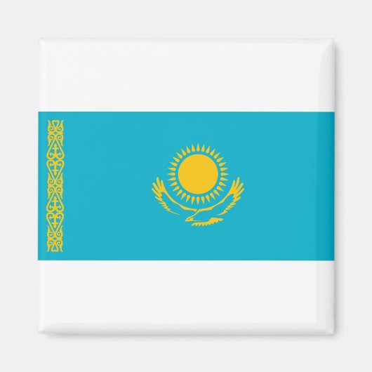 Flagge Kasachstan Magnet (Vorne)