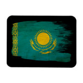 Flagge Kasachstan Magnet (Horizontal)