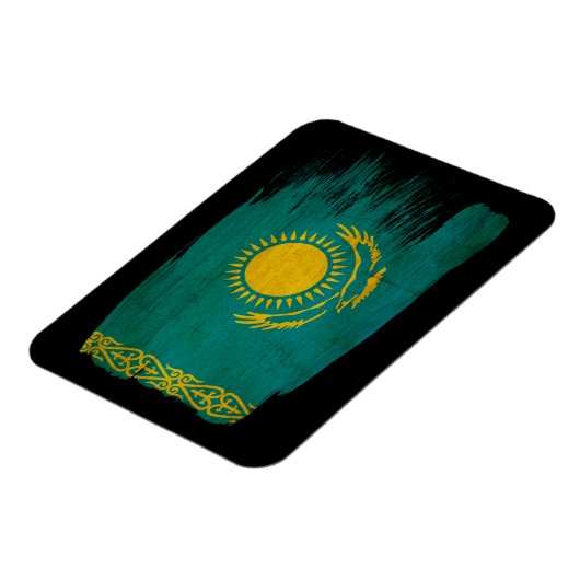 Flagge Kasachstan Magnet (Linke Seite)