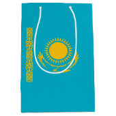 Flagge Kasachstan Mittlere Geschenktüte (Vorderseite)