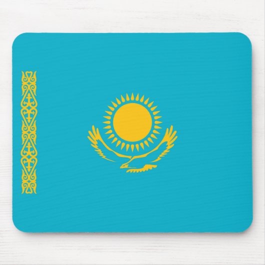 Flagge Kasachstan Mousepad (Vorne)