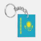 Flagge Kasachstan Schlüsselanhänger (Vorderseite links)