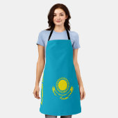 Flagge Kasachstan Schürze (Getragen)