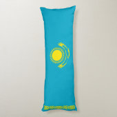 Flagge Kasachstan Seitenschläferkissen (Rückseite (Vertikal))