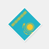 Flagge Kasachstan Serviette (Ecke)