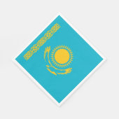 Flagge Kasachstan Serviette (Ecke)