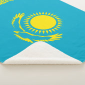 Flagge Kasachstan Sherpadecke (3/4)