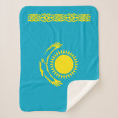 Flagge Kasachstan Sherpadecke (Vorderseite)