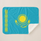 Flagge Kasachstan Sherpadecke (Vorderseite (Horizontal))