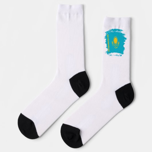 Flagge Kasachstan Socken (Linkes Detail)