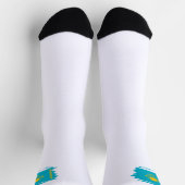 Flagge Kasachstan Socken (Oben)