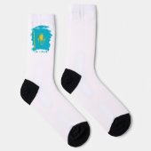 Flagge Kasachstan Socken (Rechts)