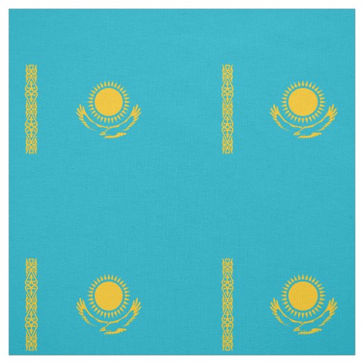 Flagge Kasachstan Stoff (Muster)
