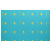 Flagge Kasachstan Stoff (Fat Quarter (45,7 x 55,9 cm))