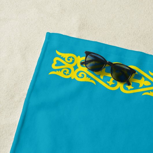 Flagge Kasachstan Strandtuch (Beispiel)