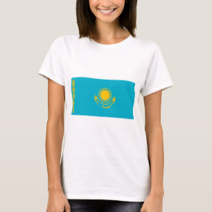 Flagge Kasachstan T-Shirt