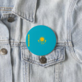 Flagge Kasachstans Button (Beispiel)