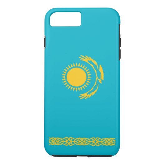 Flagge Kasachstans Case-Mate iPhone Hülle (Rückseite)