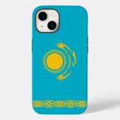 Flagge Kasachstans Case-Mate iPhone Hülle (Rückseite)