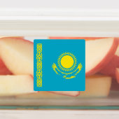 Flagge Kasachstans Etiketten (Befestigt)