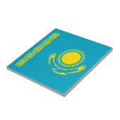 Flagge Kasachstans Fliese (Seite)