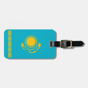 Flagge Kasachstans Gepäckanhänger