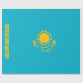 Flagge Kasachstans Geschenkpapier (Flach)