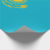 Flagge Kasachstans Geschenkpapier (Ecke)