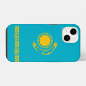 Flagge Kasachstans iPhone Hülle (Rückseite (Horizontal))