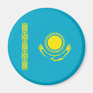 Flagge Kasachstans Magnet