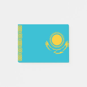 Flagge Kasachstans - Post-it®-Hinweise Post-it Klebezettel