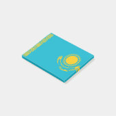 Flagge Kasachstans - Post-it®-Hinweise Post-it Klebezettel (angewinkelt)