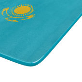 Flagge Kasachstans Schneidebrett (Ecke)